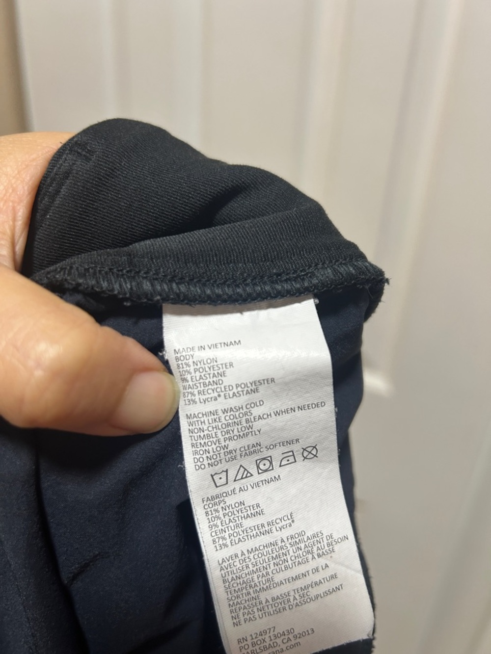 Prana Koen Flat Front Short Dark Blue Women's Size Large - Picture 7 of 7